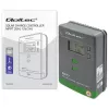 Qoltec, saulės MPPT įkrovimo valdiklis su temperatūros jutikliu 20A 12V/24V Ekranas LCD 2 x USB