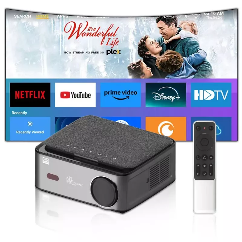 Extralink Projector Smart Life Vision Pro 450 ANSI, 1080p, Android 9.0