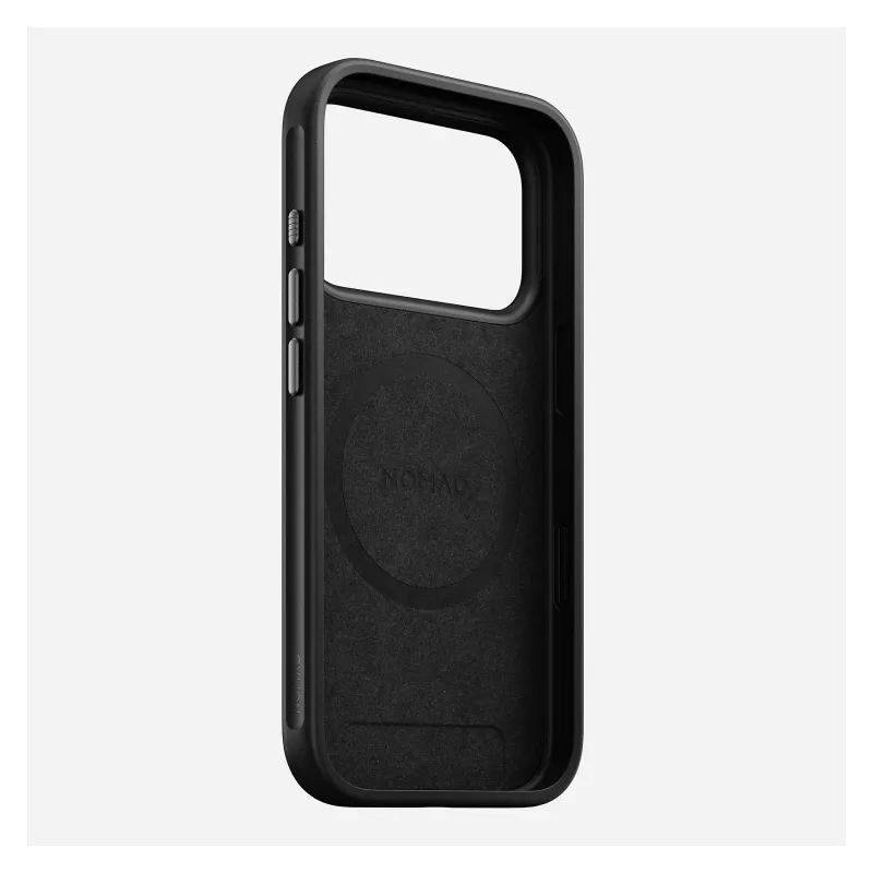 Mobiliojo telefono dėklas Nomad NM014001858, skirtas Apple iPhone 17 Pro, 16 cm (6,3 col.) ekranui, juodas
