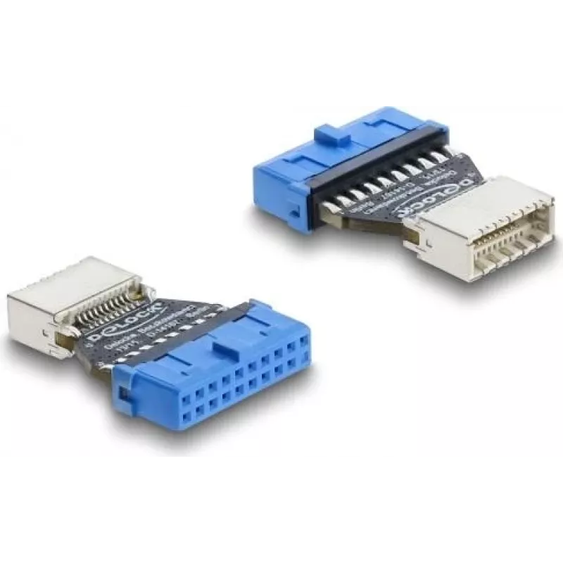 DELOCK adapteris USB 5 Gbps 20 kontaktų lizdas (Pfostenbuchse) į USB‑B 5 Gbps