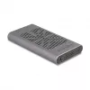 SSD korpusas DeLOCK 42027 pilkas M.2 10 Gbit/s USB Type-C