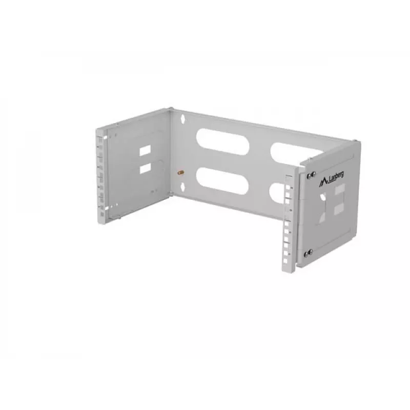 LANBERG stovo sieninis laikiklis 19 colių 4U — 497×400/240 mm, pilkas
