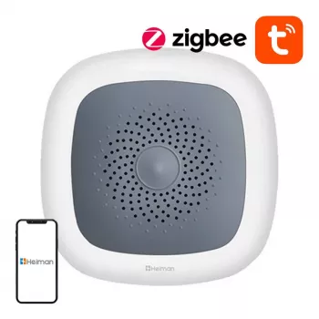Temperatūros ir drėgmės jutiklis HEIMAN HS1HT-E Zigbee Smart — temperatūros ir drėgmės stebėjimas