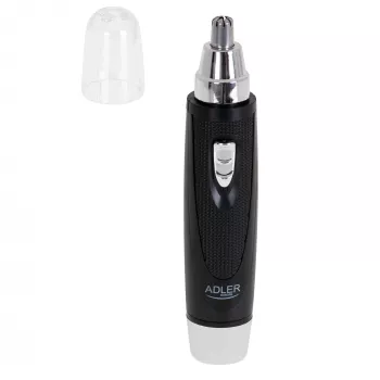 Precision trimmer Adler AD 2911 — ausų ir nosies kirpimo mašinėlė, juoda, 45 g