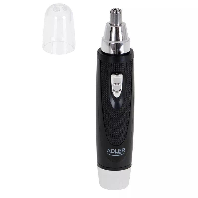 Precision trimmer Adler AD 2911 — ausų ir nosies kirpimo mašinėlė, juoda, 45 g