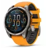 Garmin Fenix 8 3,56 cm (1,4) AMOLED 51 mm Skaitmeninis 454 x 454 pikseliai Liečiamas ekranas Titanas Wi-Fi GPS (palydovas)