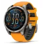 Garmin Fenix 8 3.56 cm (1.4 inch) AMOLED 51 mm skaitmeninis 454 x 454 pikselių jutiklinis ekranas Titaninis Wi-Fi GPS (palydovinis)