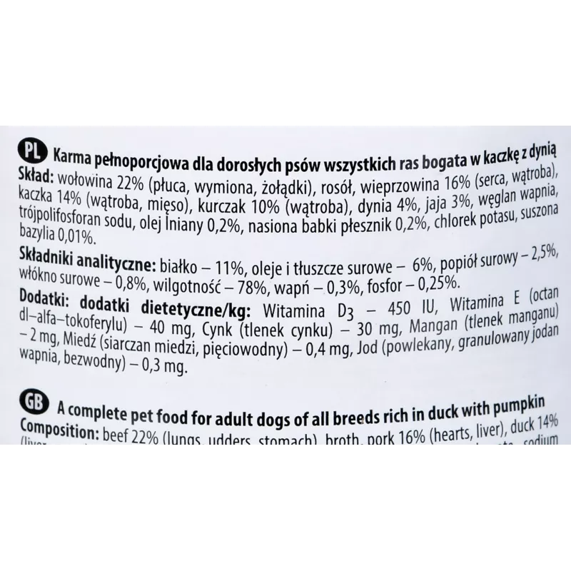 Dolina Noteci Premium su antiena ir moliūgu 400 g