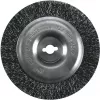 Šveitimo šepetys Einhell 3424115 nailoninis plieno pilkos spalvos apvalios formos 2 vnt.