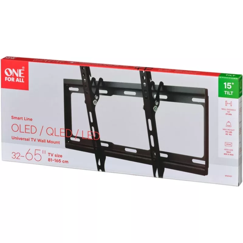 Universal One For All Smart WM 2421 - laikiklis - LCD televizoriui - ekrano dydis: 81-140 cm (32-55) - sieninis laikiklis (WM2421)