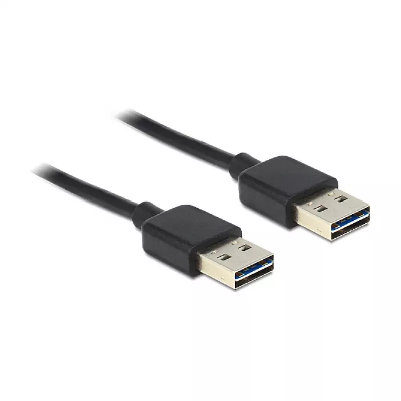 USB kabelis DeLOCK 1 m USB 2.0 A juodas