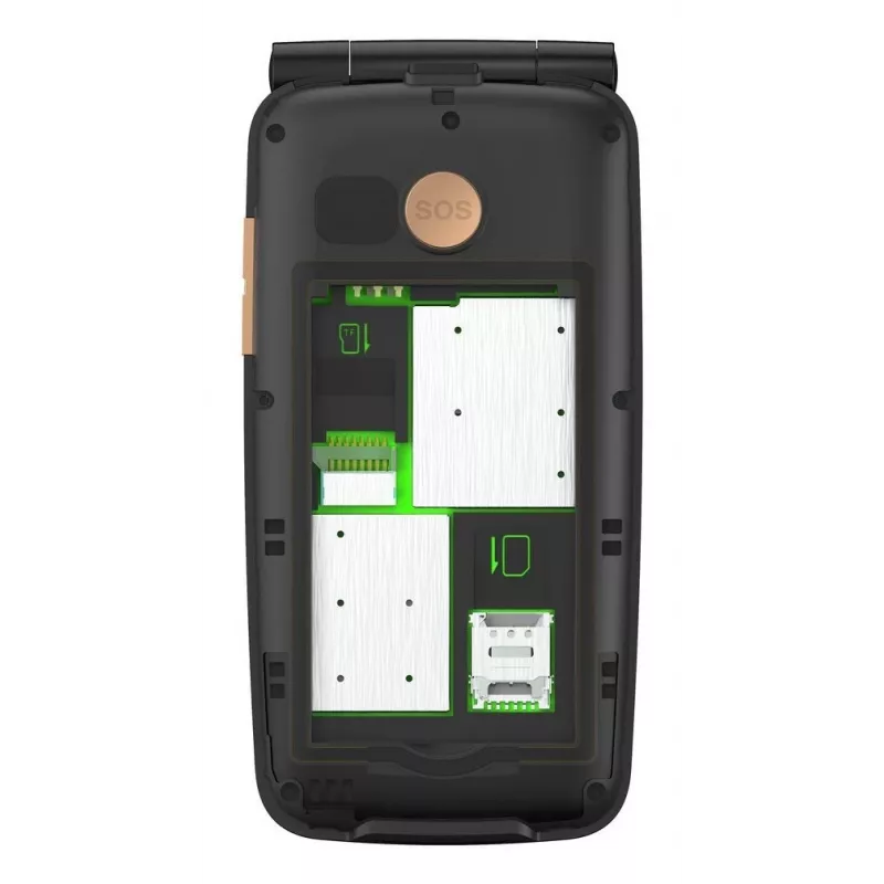 Gigaset GL795 7,11 cm (2,8 inch) 142 g 48MB Juodas senjorų telefonas