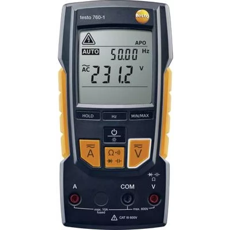 Testo skaitmeninis multimetras RMS 600 VAC 600 VDC 10 ADC (TESTO 760-1)