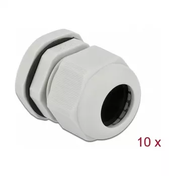 Kabelių sandariklis DeLOCK 60223 pilkas plastikinis 10 vnt.