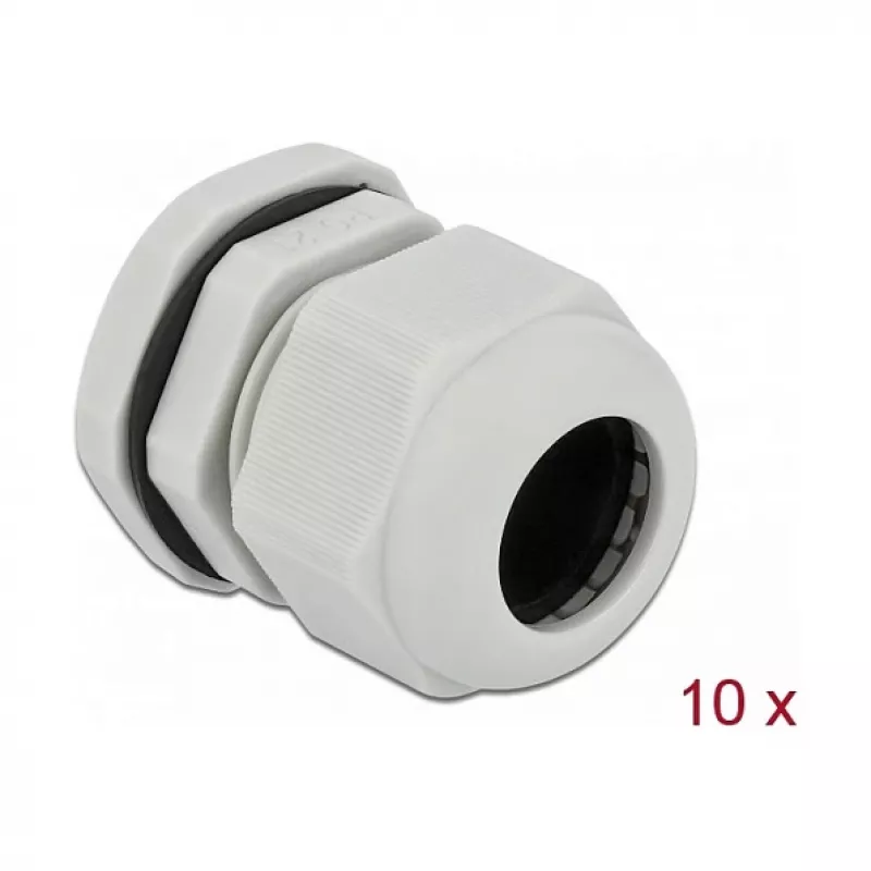 Kabelių sandariklis DeLOCK 60223 pilkas plastikinis 10 vnt.