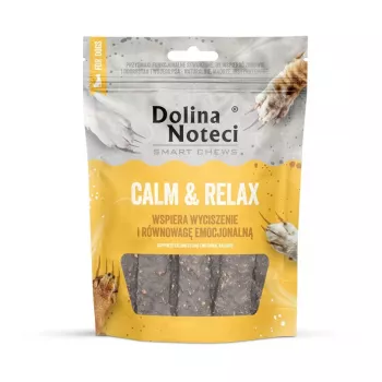 „Calm & Relax Smart Chews“ šunų skanėstai, „dolina noteci“, 7 vnt. pakuotė — raminantis papildas