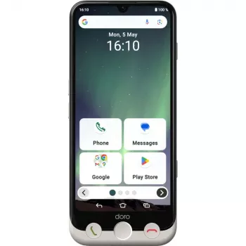 Išmanusis telefonas Doro Aurora A30 6,1 colio 128 GB juodos spalvos