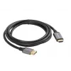 Lanberg CA-DPHD-20CU-0018-BK vaizdo kabelio adapteris 1,8 m DisplayPort HDMI A tipo (standartinis) juodas, sidabrinis