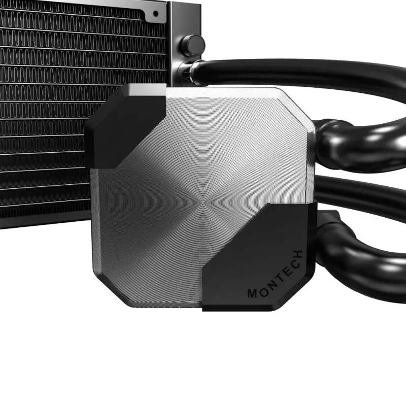 CPU AUŠINTUVAS DRAUGIŠKAS DAUGIAIŠKIAM LIZDUI JUODAS/HYPERFLOW SILENT360(B) MONTECH
