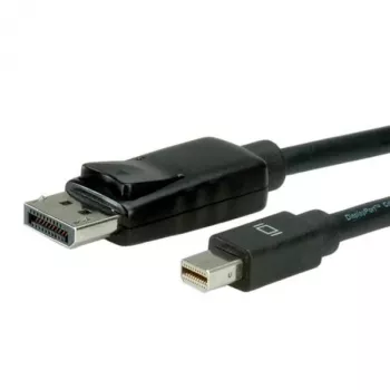 VALUE - DisplayPort laidas - Mini DisplayPort (V) į DisplayPort (V) - 1 m - su fiksatoriumi - juodas (11.99.5634)
