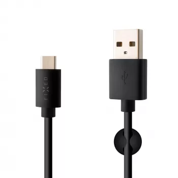 USB į USB-C duomenų ir įkrovimo laidas FIXED FIXD-UC2M-BK — 2,0 m, juodas