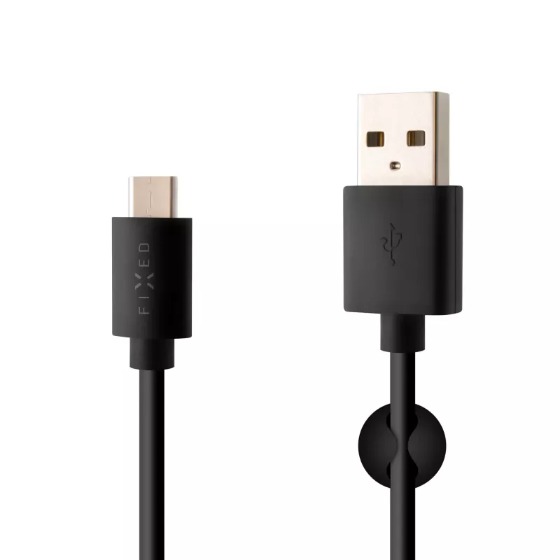 USB į USB-C duomenų ir įkrovimo laidas FIXED FIXD-UC2M-BK — 2,0 m, juodas
