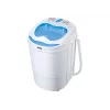 Skalbyklė su viršutiniu įkrovimu Mesko MS 8053 — 3 kg talpa, 360×370×530 mm, mėlyna/baltos spalvos