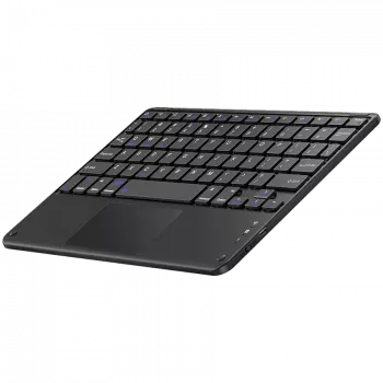 „Blackview K2“ belaidė Bluetooth klaviatūra, 242,3×168,7×6,5 mm, Bluetooth 3.0, baterija 280 mAh, skirta „Windows“, „Android“, „iOS“, juoda