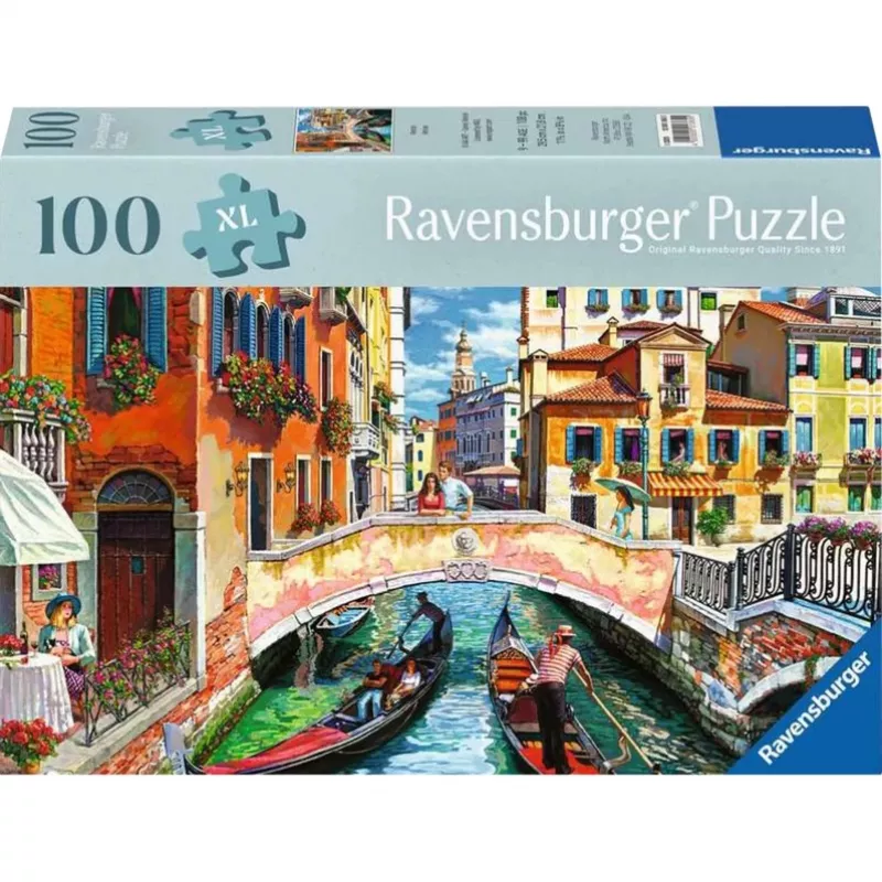 Dėlionė Ravensburger 100 vnt. Miestas 275×195 mm, amžius 9+