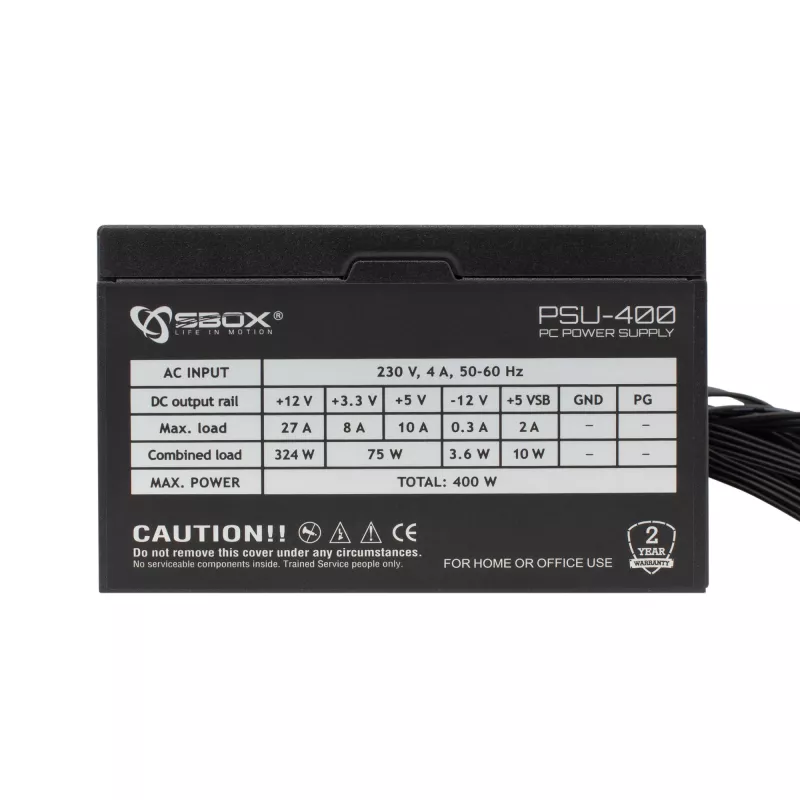 Kompiuterio korpusas Sbox PCC-12 MicroATX juodas