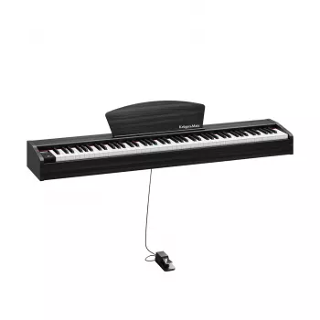 Skaitmeninis pianinas Kruger & Matz KMDP-45-BK — 88 klavišų svertinė klaviatūra, matinė juoda