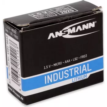 ANSMANN - Baterija 10 x AAA tipo ličio - juoda (1501-0010)