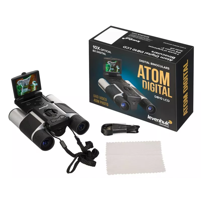 LEVENHUK Atom Digital DB10 LCD žiūronai