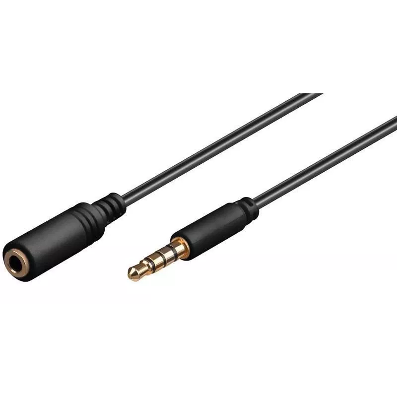 Microconnect IPOD003B garso kabelis 1 m 3,5 mm, juodas