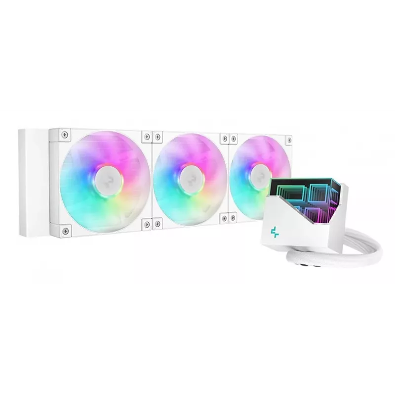 DeepCool LT360 procesoriaus aušintuvas, skystas, 12 cm, baltas, 1 vnt.