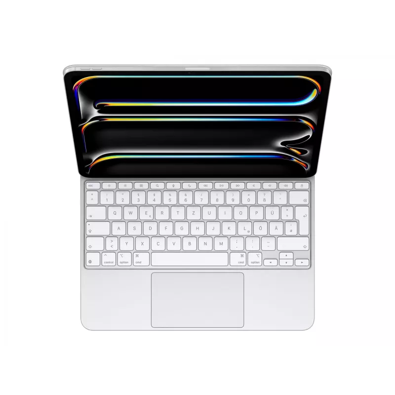 Apple Magic klaviatūra for iPad Pro 13-inch M4 German White QWERTZ Trackpad