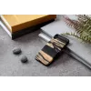 man and wood telefono dėklas iPhone XS Max — balta juodmedžio juoda