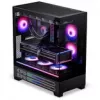 PHANTEKS XT View Matrix PC korpusas, Midi-Tower, E-ATX, grūdintas stiklas, Matrix LED - juodas (PH-XT523VM1_DBK01)