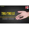 Rankinis žibintuvėlis Nitecore TIKI LE — 300 lm, USB-įkraunamas, polikarbonatas, IP66, atsparus smūgiams, 10,5 g, 55 mm, juodas