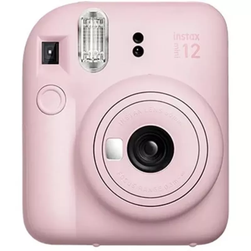 Momentinio spausdinimo fotoaparatas Fujifilm Instax Mini 12 Rožinis — nuotrauka 86×54 mm, filmas 62×46 mm, 60 mm židinio nuotolis