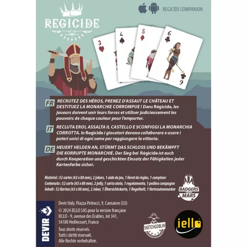 Regicide, Card Game