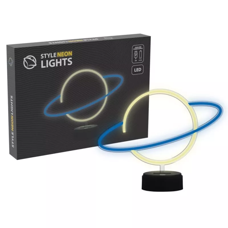 Manta SNL38BLT Style Neon Lights Planet dekoratyvinė LED lempa