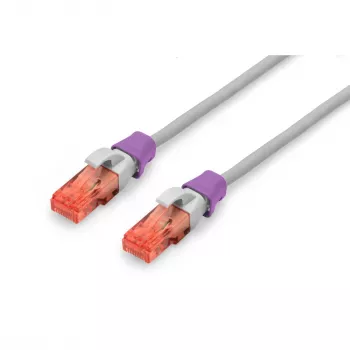 Spalvinis kodavimo segtukas Digitus Color clips skirtas pataisymo kabeliui A-CC-VI PVC violetinis