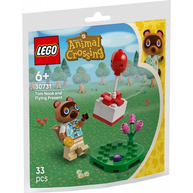 30731 Animal Crossing Tom Nook and Ballon-Geschenk, Construction Toy Polybag
