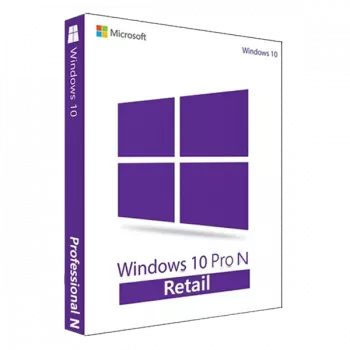 Microsoft Windows 10 Pro N - mažmeninis raktas