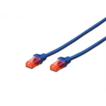 Tinklo kabelis Digitus CAT 6 U/UTP RJ-45 5 m mėlynas