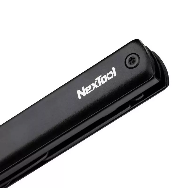Daugiafunkcis žibintuvėlis-rašiklis Nextool NE20026 — LED 50 lm, 90 min veikimo laikas, nerūdijančio plieno peilis, žirklės, USB-C, aliuminis, 125×15 mm, 38 g
