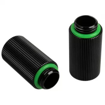 Adapteris BitsPower G1/4 išorinis sriegis į G1/4 vidinį sriegį — TA-F63-GB, metalinis vandens aušinimo jungtis