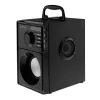 Belaidis garsiakalbis MEDIA-TECH MT3179, 20 W (RMS 15 W), Bluetooth 5.1, FM, MicroSD, USB, AUX, ličio jonų, 6 val., medinis korpusas