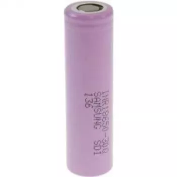 Įkraunama Li-ion 18650 baterija Samsung INR18650 30Q 3000mAh 3,6 V plokščia viršūne